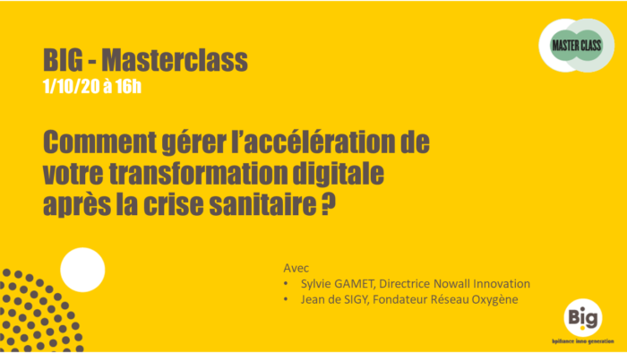 masterclass BIG digital Nowall Innovation